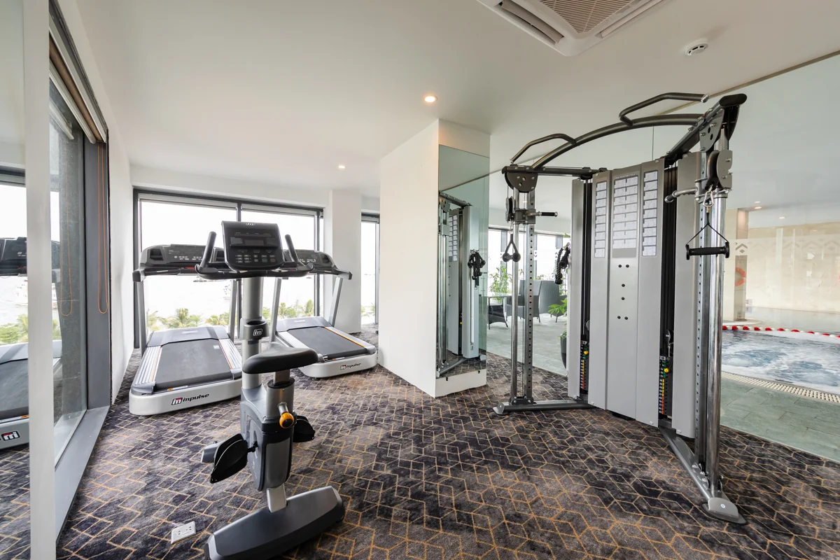 Phòng gym khách sạn Mường Thanh Grand Bãi Cháy